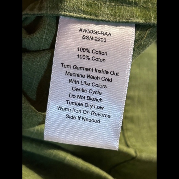 NWOT ATM Anthony Thomas Melillo Ripstop Cotton Cargo Field Jacket Green Size M/L - Picture 6 of 15